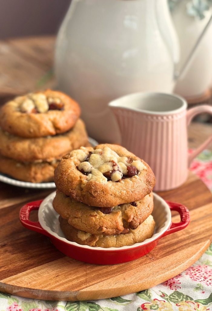 APPLE CRUMBLE COOKIE |Galletas Cookies De Manzana Y Crumble|