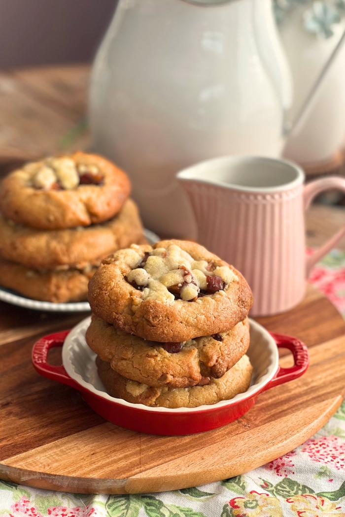 APPLE CRUMBLE COOKIE |Galletas Cookies De Manzana Y Crumble|